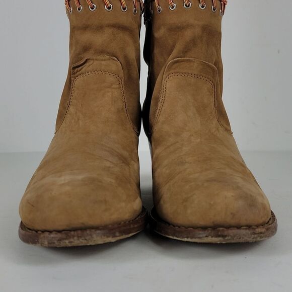 Rag & Bone Tan Leather Women's Booties - Picture 7 of 16